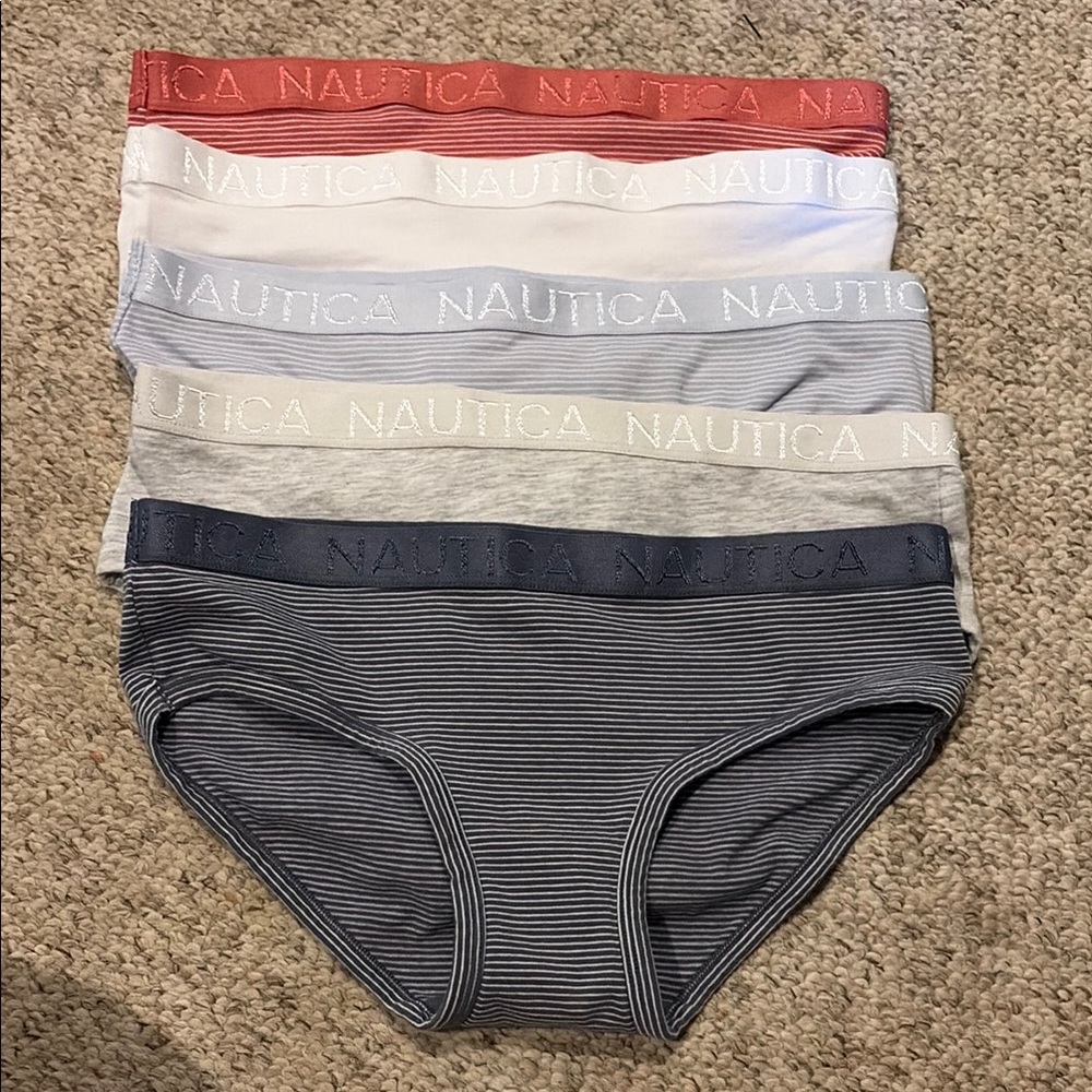 NWOT Organic cotton Nautica Women's Bikini Briefs